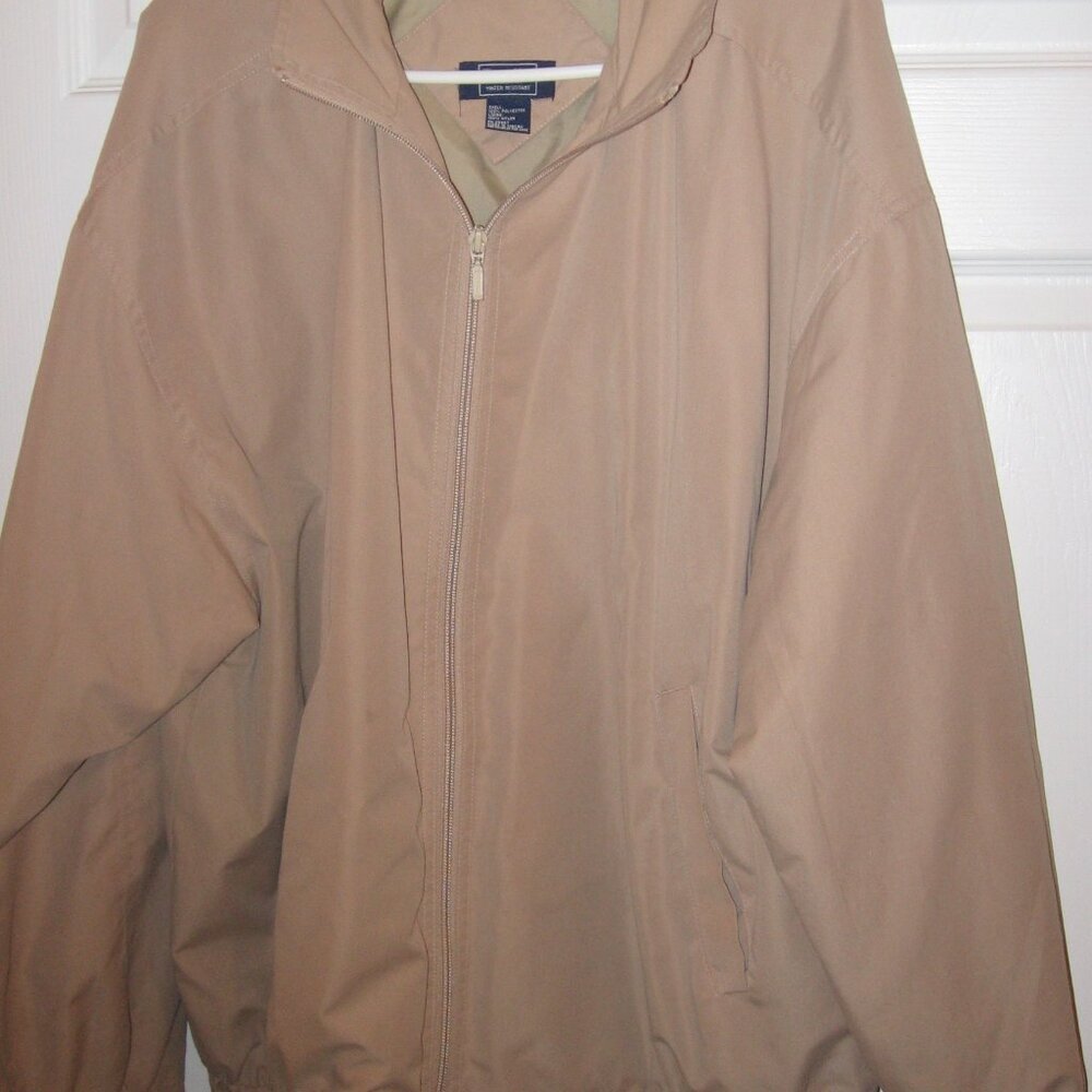 Winner Mate Beige Microfiber Jacket Men's Size Large